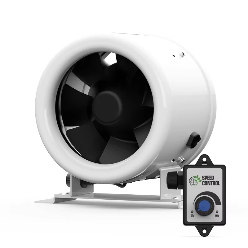 Inline Duct Fan 8 Inch - 8 Inch Low Power Efficient Ventilation