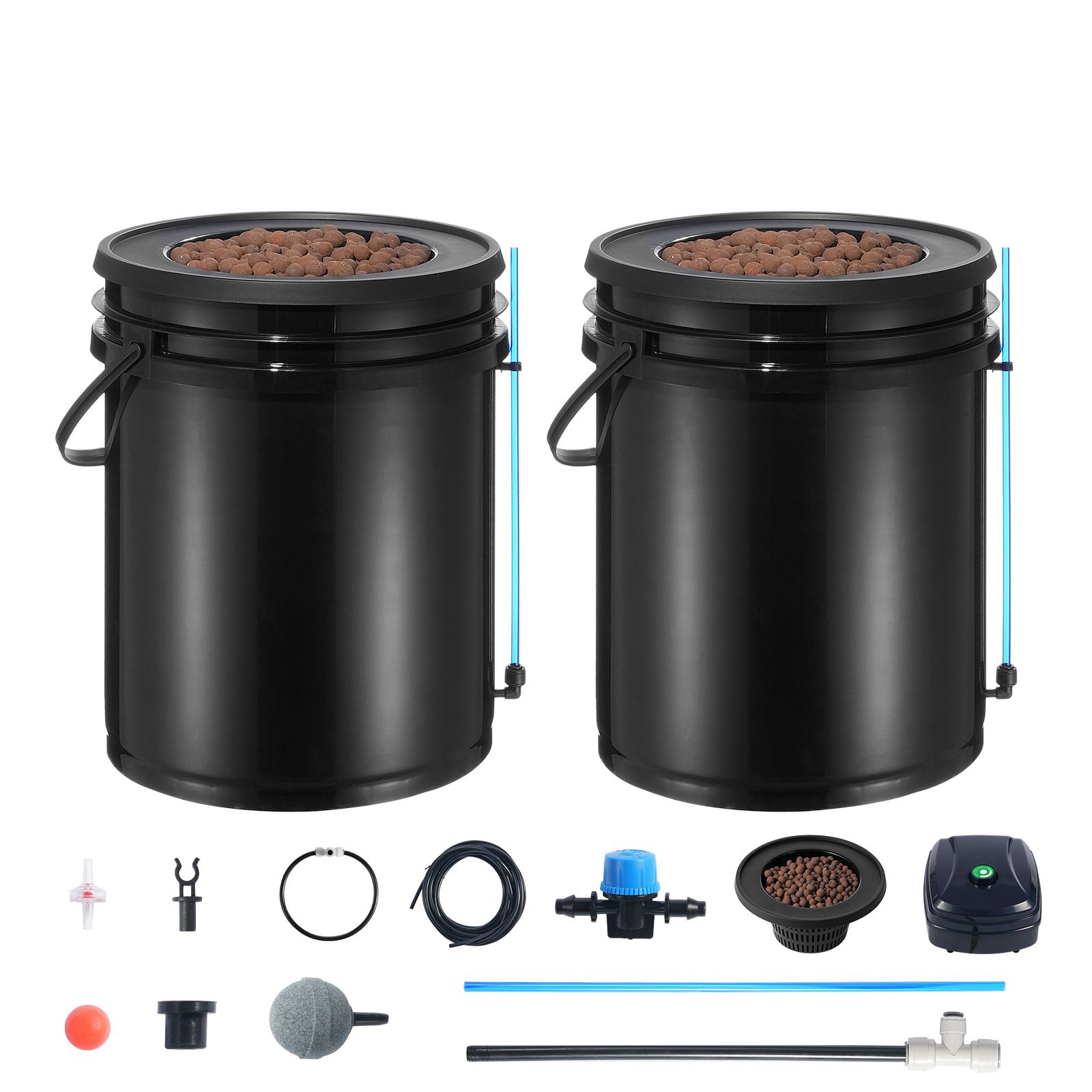 Dwc Bucket System 5 Gallon - DWC Hydroponics Grow System, Hydroponic Growing