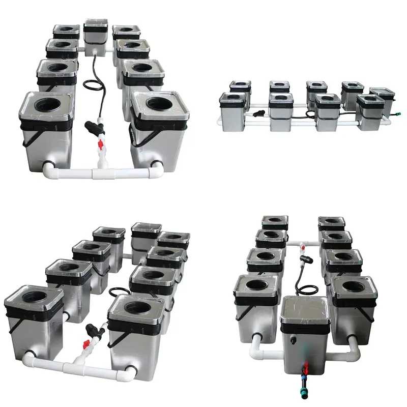 Deep Water Culture Kit - 8 Barrel RDWC Cyclic Hydroponics System
