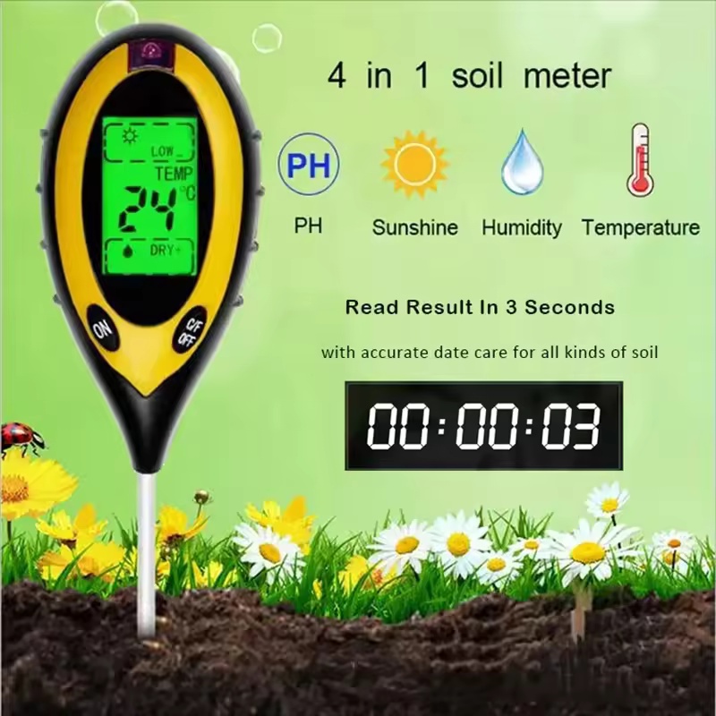 Ph Ec Meter Hydroponic - Soil PH Meter Tester Soil Tester