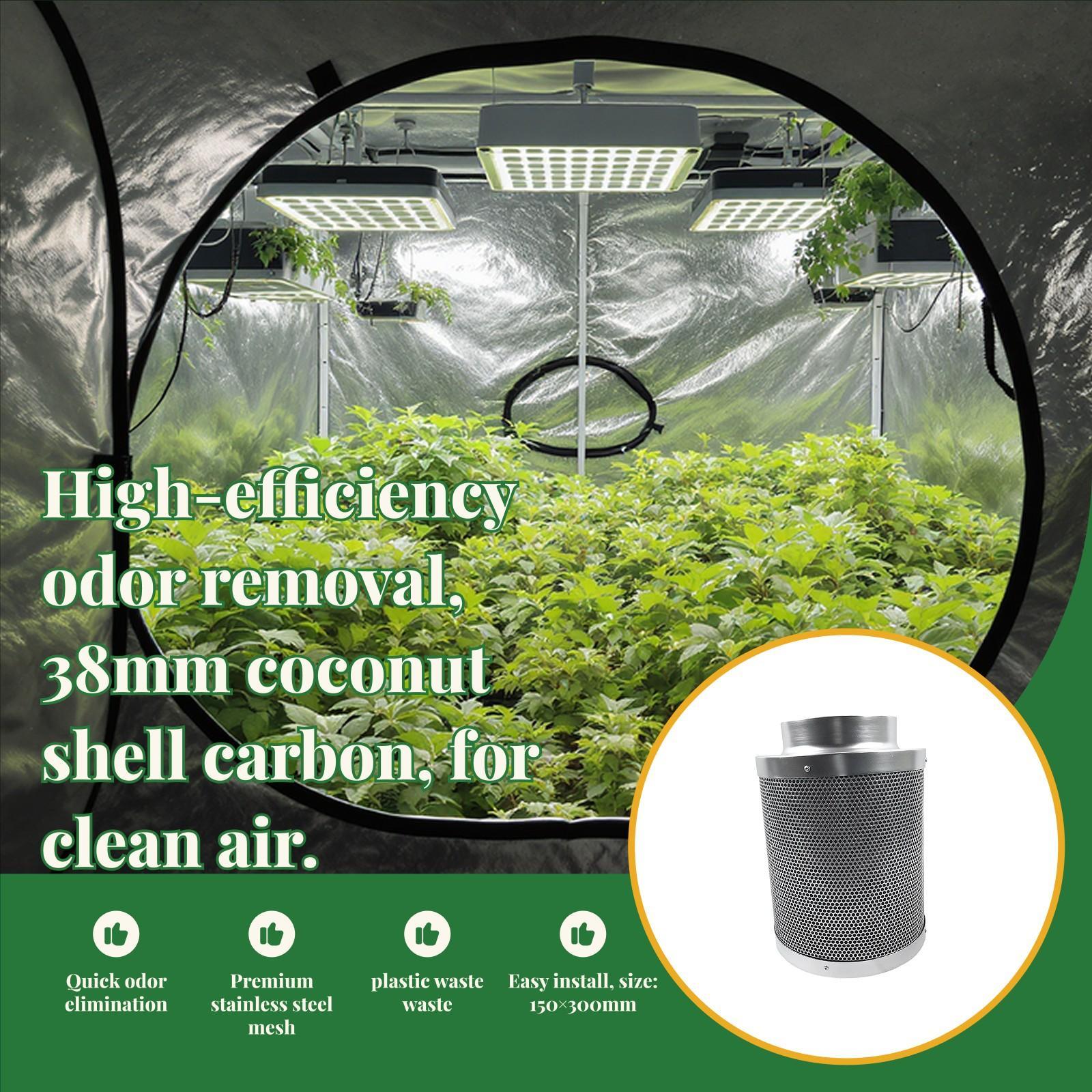 Carbon Filter Grow 6 Inch - Inline Fan 6 Inch Carbon Filter