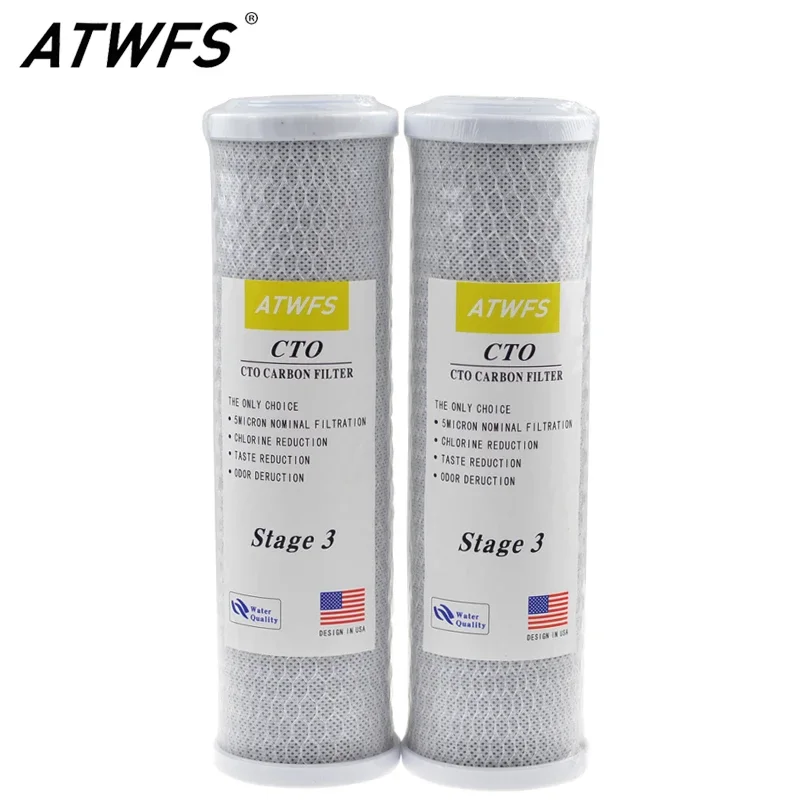 Carbon Filter Grow 6 Inch - 2pcs Universal Water Filter Activated Carbon