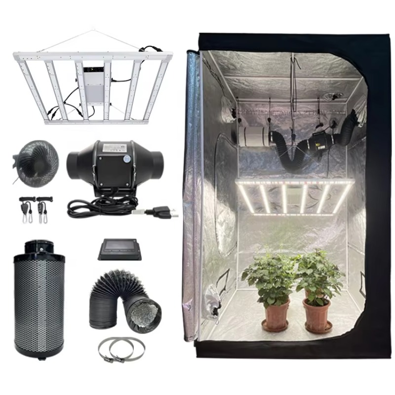 Carbon Filter Grow 6 Inch - 4x4 Growing Tent Complete Kit 480W