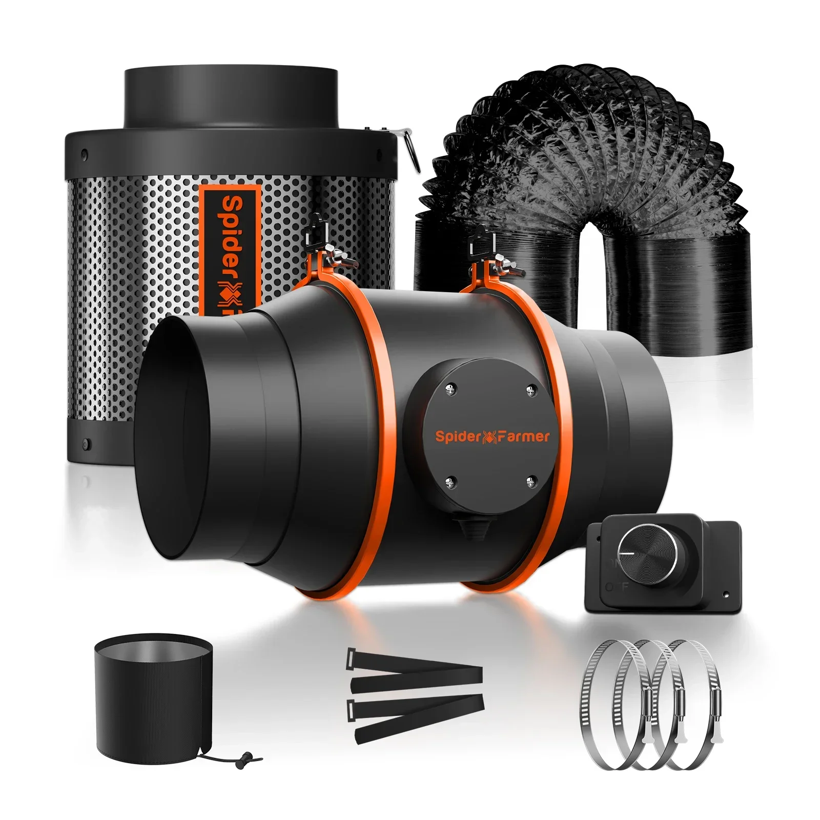 Carbon Filter Grow 6 Inch - Spider Farmer 6 Inch Carbon Filter
