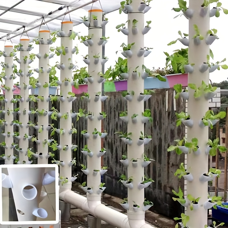 Hydroponic Tower Garden - 10set DIY Hydroponic Pots for Hydroponics