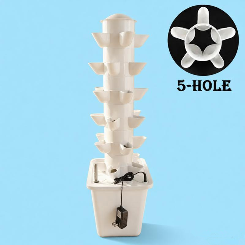 Hydroponic Tower Garden - Hydroponics Growing System Kit, 6 Layers