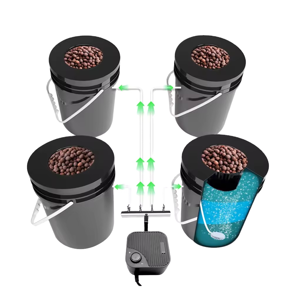 Dwc Bucket System 5 Gallon - New Water Supply Farm Deep Aquaculture