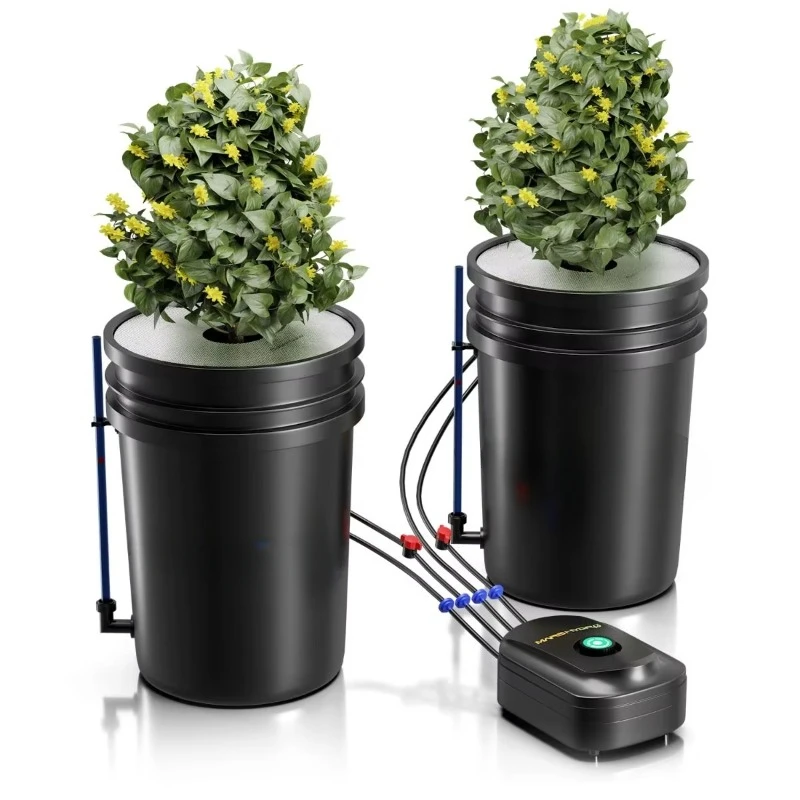 Dwc Bucket System 5 Gallon - Mars Hydro 5-Gallon DWC Indoor Hydroponic