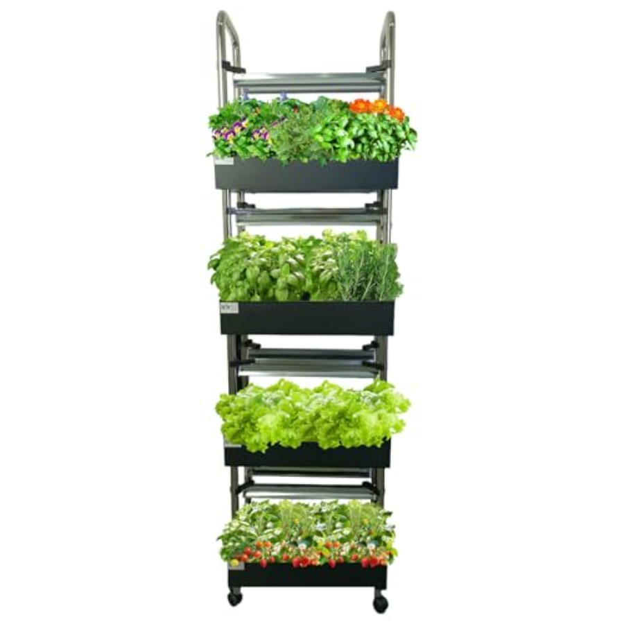 Hydroponic Tower Garden - Indoor hydroponics growing system: vertical garden