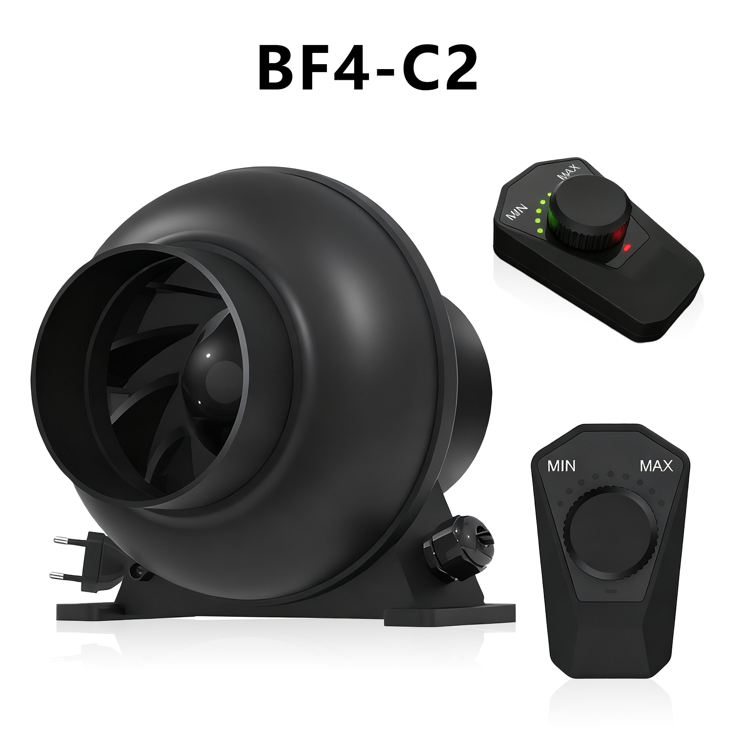 Inline Duct Fan 8 Inch - American Standard 4-inch 210 CFM Exhaust