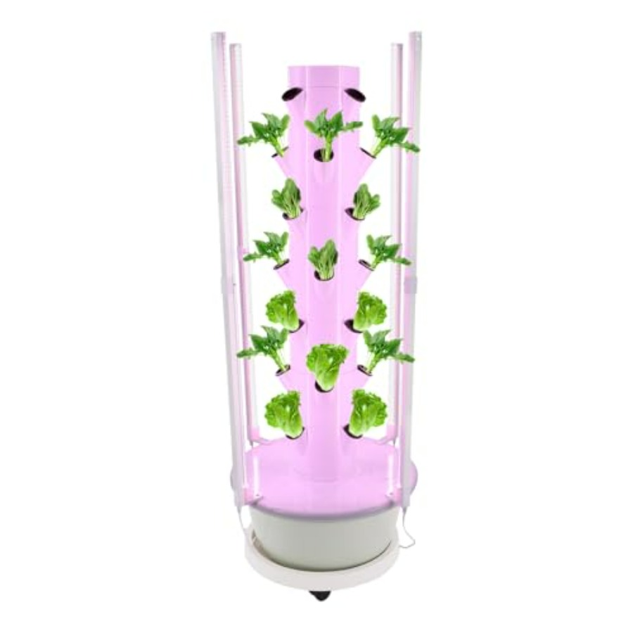 Hydroponic Tower Garden - Hydroponic growing tower for indoor/outdoor garden