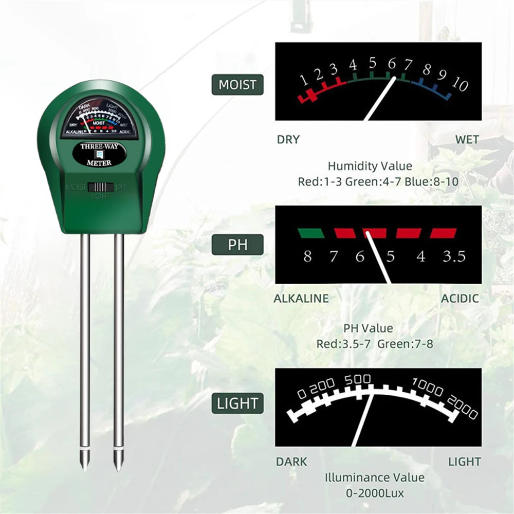 3 in 1 Soil Tester Moisture Su - đánh giá và giá Ph Ec Meter Hydroponic
