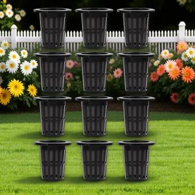 50pcs Plastic Hydroponics Bask - đánh giá và giá Hydroponic Net Pots 3 Inch