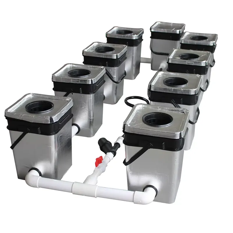 8 Barrel RDWC Cyclic Hydroponi - đánh giá và giá Deep Water Culture Kit