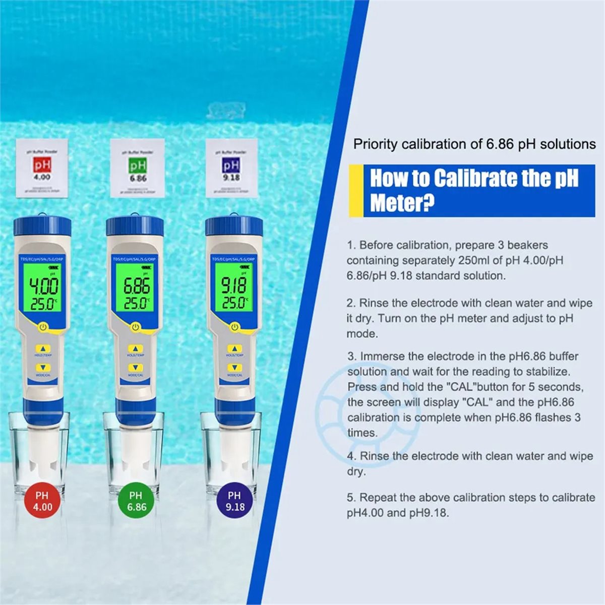 (ABAB) 7 in 1 PH Meter High Ac - đánh giá và giá Ph Ec Meter Hydroponic