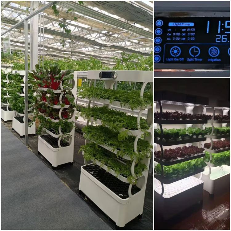 Home Use Vertical Hydroponic T - đánh giá và giá Hydroponic Tower Garden