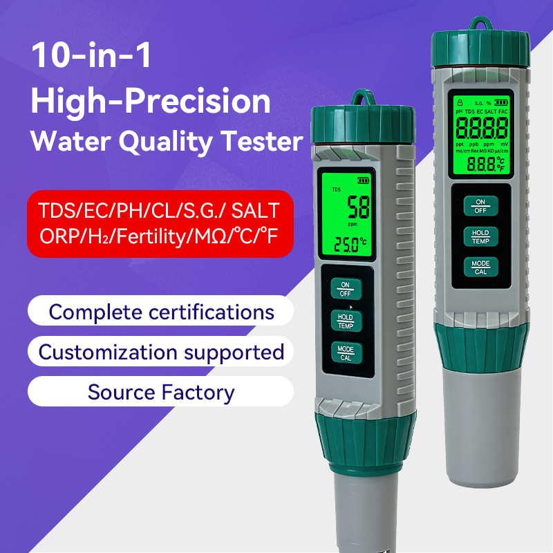 New 10 In 1 PH Meter PH TDS EC - đánh giá và giá Ph Ec Meter Hydroponic