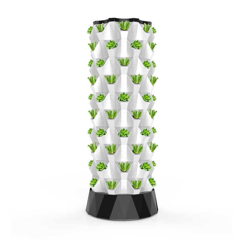 Trồng Vườn Tháp Đứng Hệ Thống  - đánh giá và giá Hydroponic Tower Garden