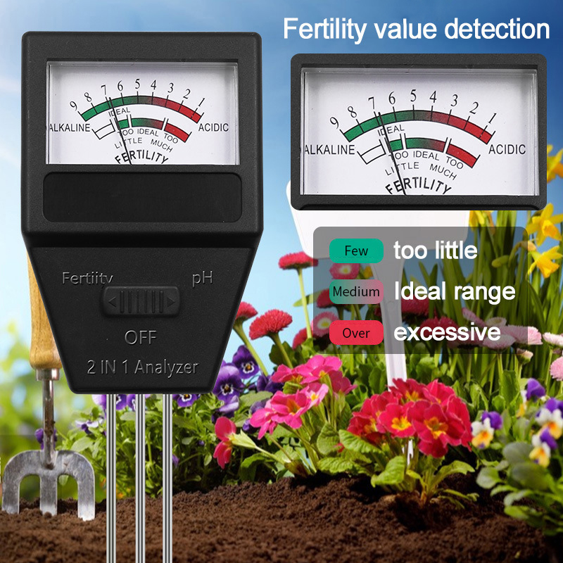 2 in 1 Soil PH Fertility Meter - đánh giá và giá Ph Ec Meter Hydroponic