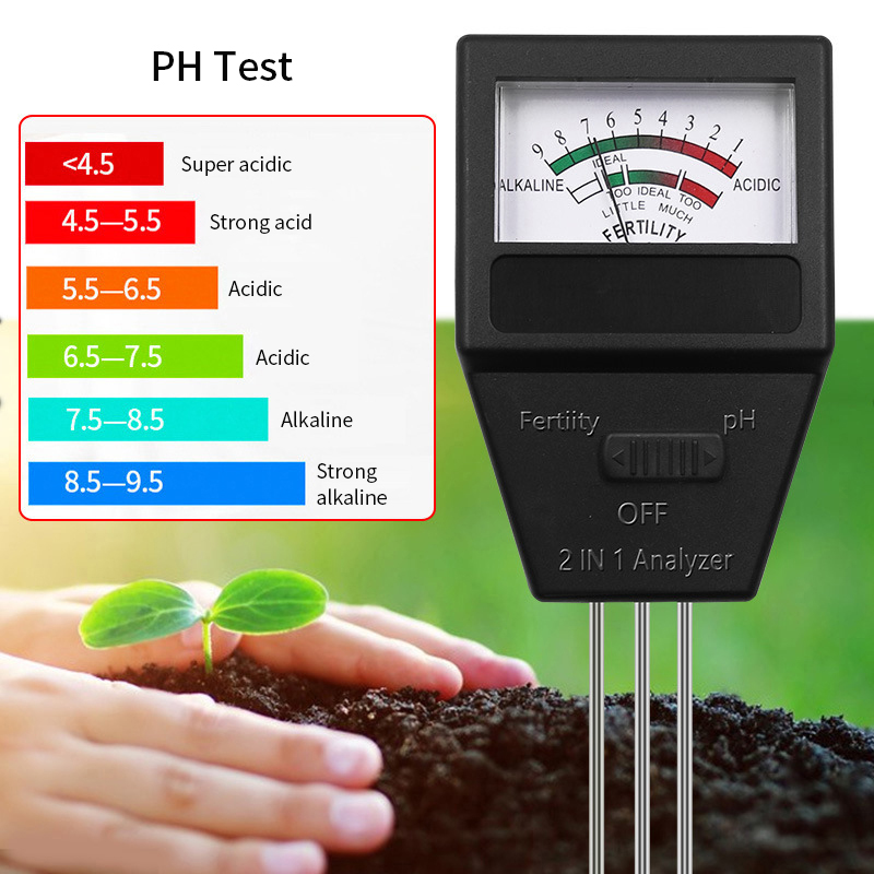 2 in 1 Soil PH Fertility Meter - đánh giá và giá Ph Ec Meter Hydroponic