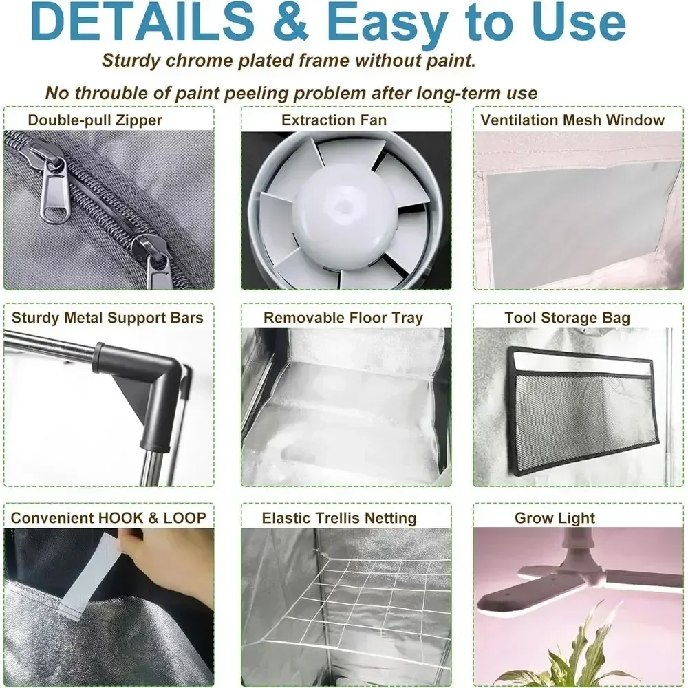 4x4 High Reflective Mylar Indo - đánh giá và giá Grow Tent 4X4 Mylar