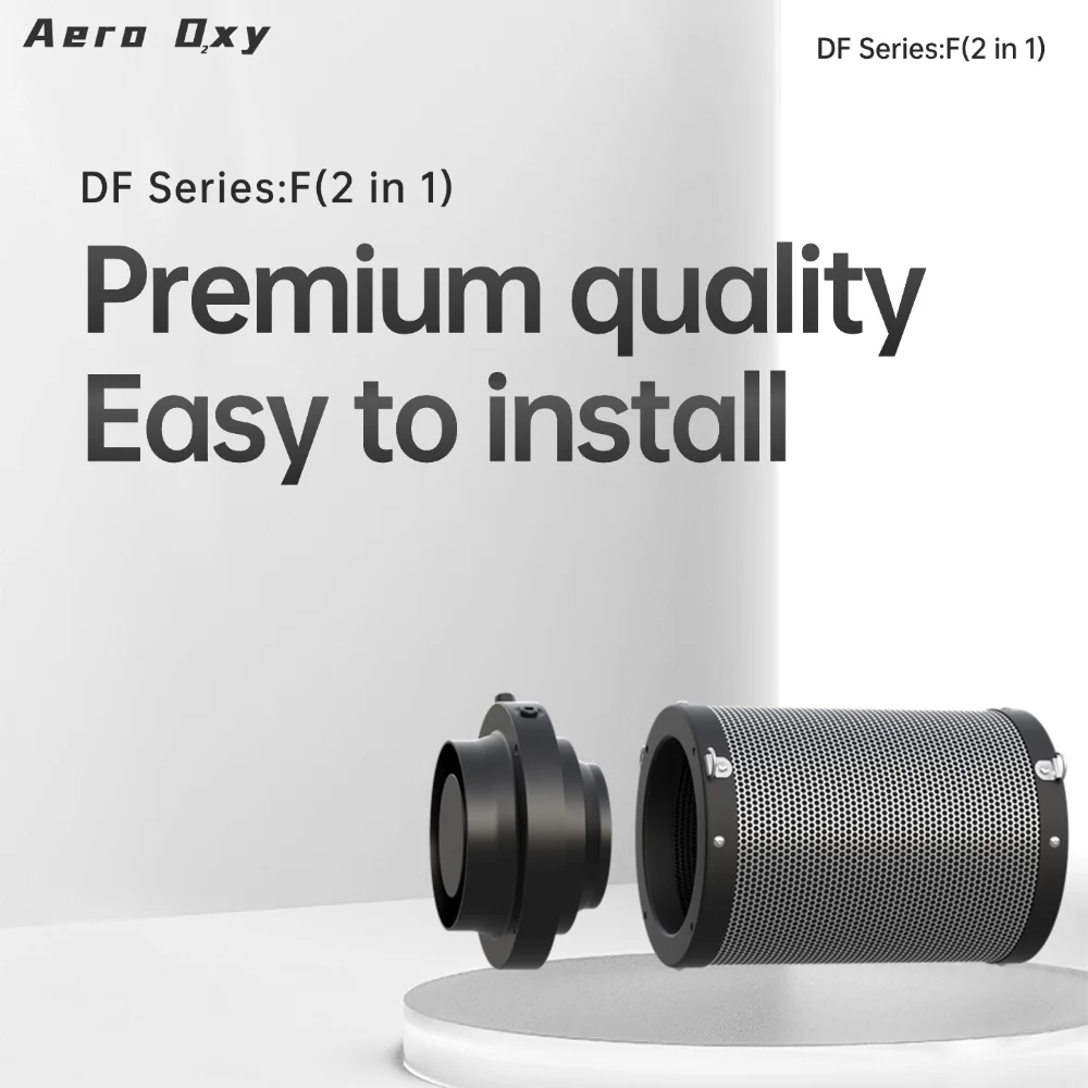 Aerooxy 6-Inch 2-in-1 Exhaust  - đánh giá và giá Carbon Filter Grow 6 Inch