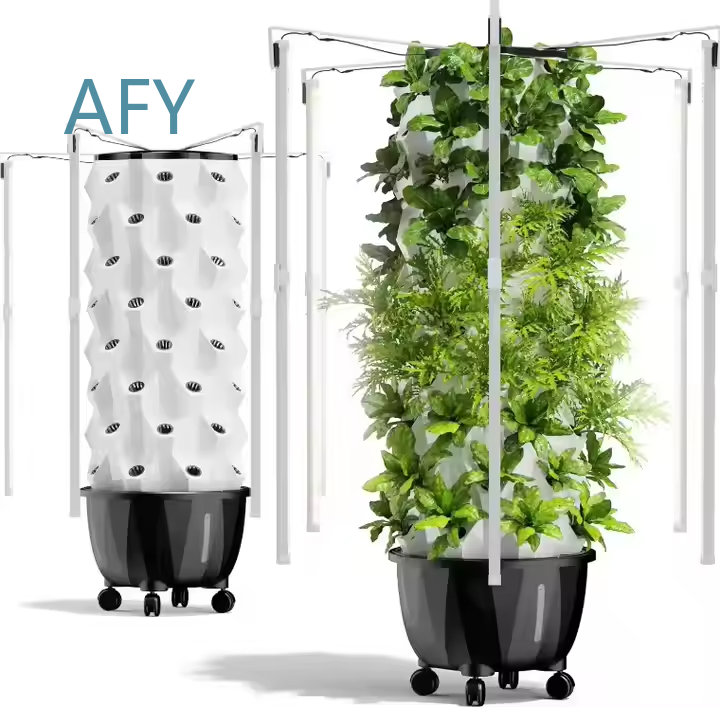 HydroBlue Vertical Hydroponic  - đánh giá và giá Hydroponic Tower Garden