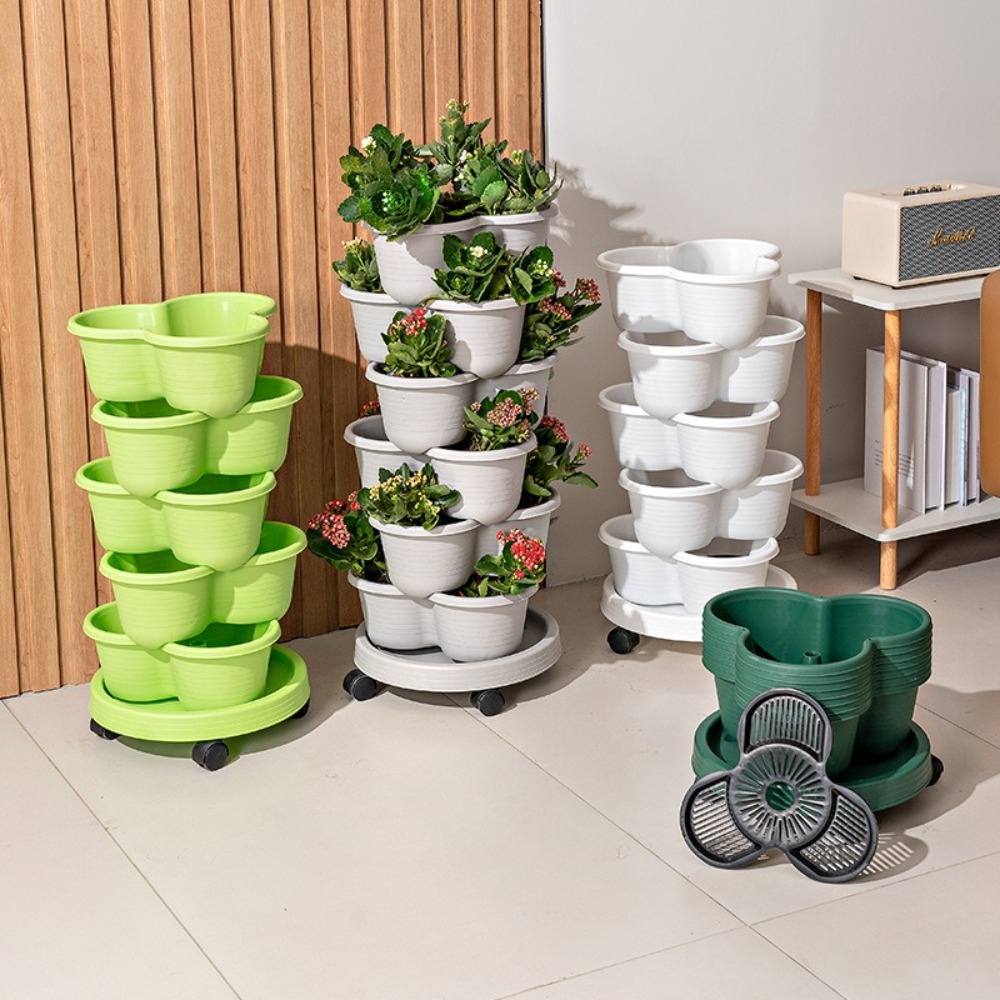 New Vertical Tower Stackable F - đánh giá và giá Hydroponic Tower Garden
