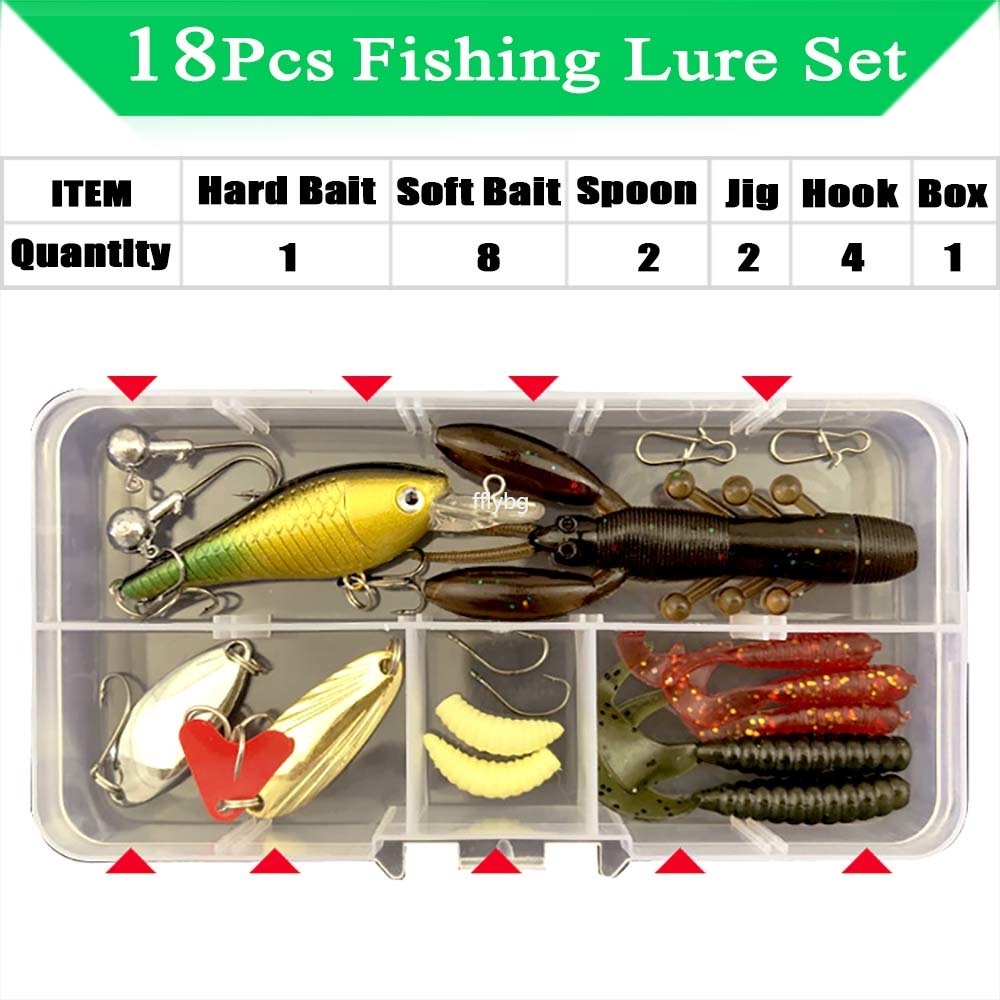 Fishing Lures Set Soft/Hard VI - đánh giá và giá Deep Water Culture Kit