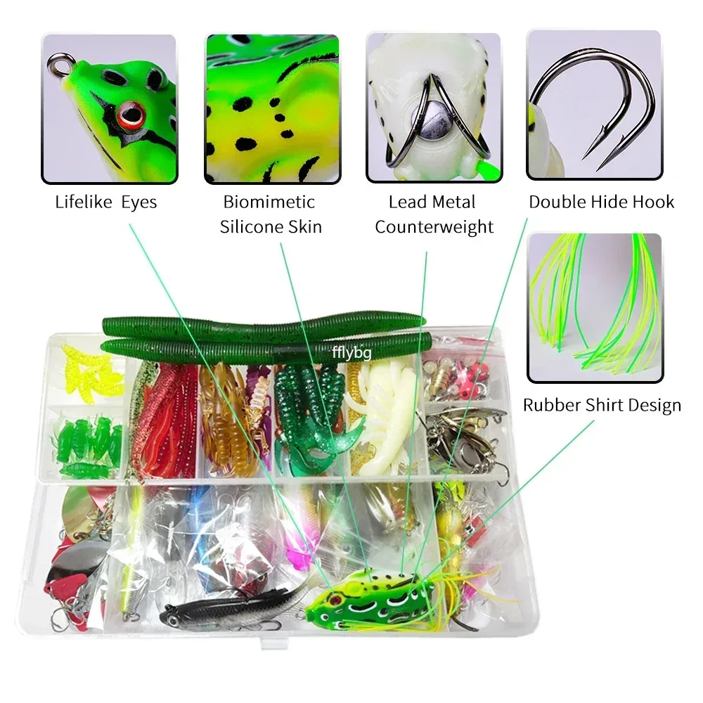 Fishing Lures Set Soft/Hard VI - đánh giá và giá Deep Water Culture Kit