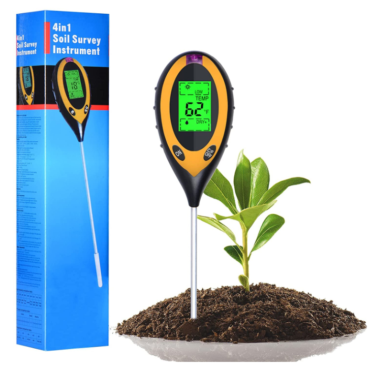 4 in 1 PH Light Temp Moisture  - đánh giá và giá Ph Ec Meter Hydroponic