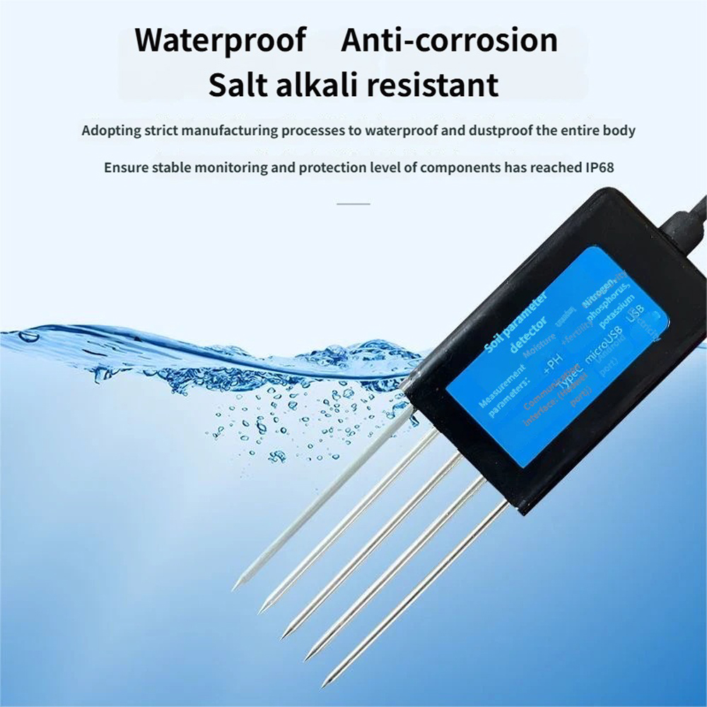 Máy đo đất cao cấp 8 trong 1,  - đánh giá và giá Ph Ec Meter Hydroponic