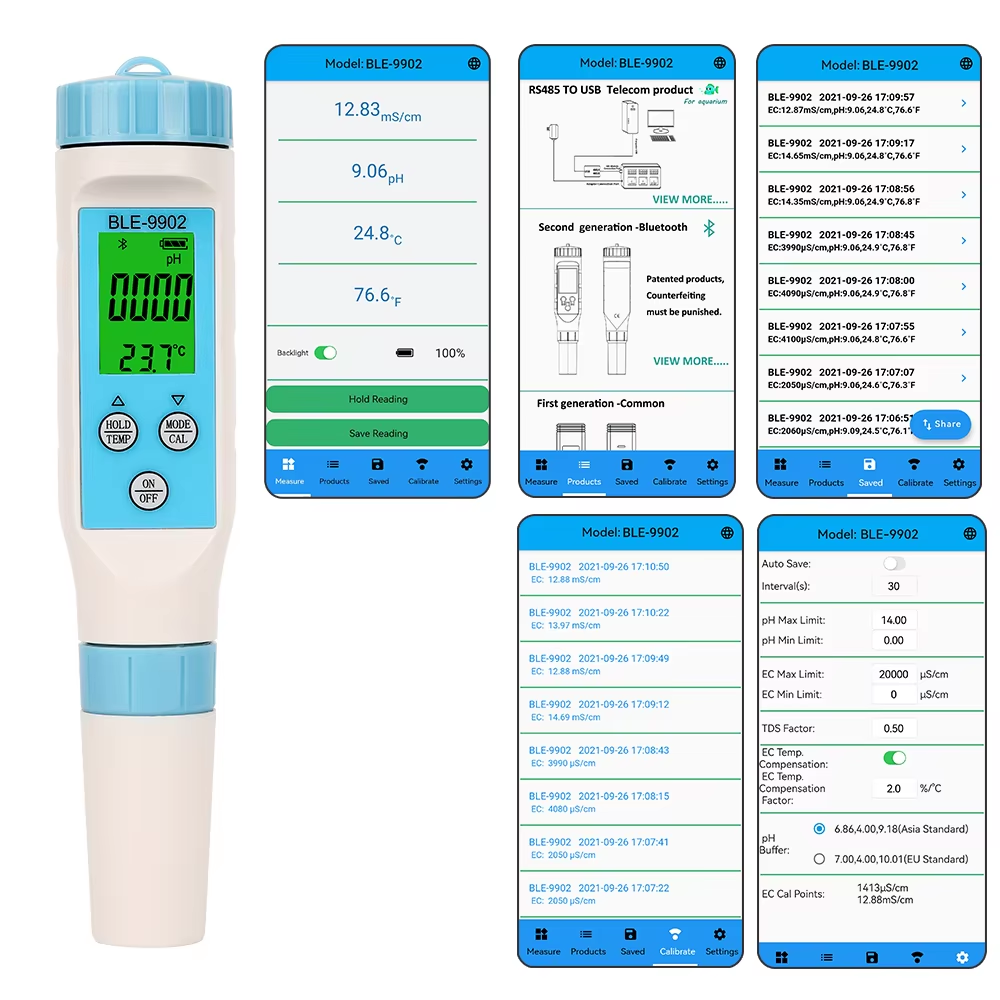 3-in-1 pH/EC/Temp Water Tester - đánh giá và giá Ph Ec Meter Hydroponic