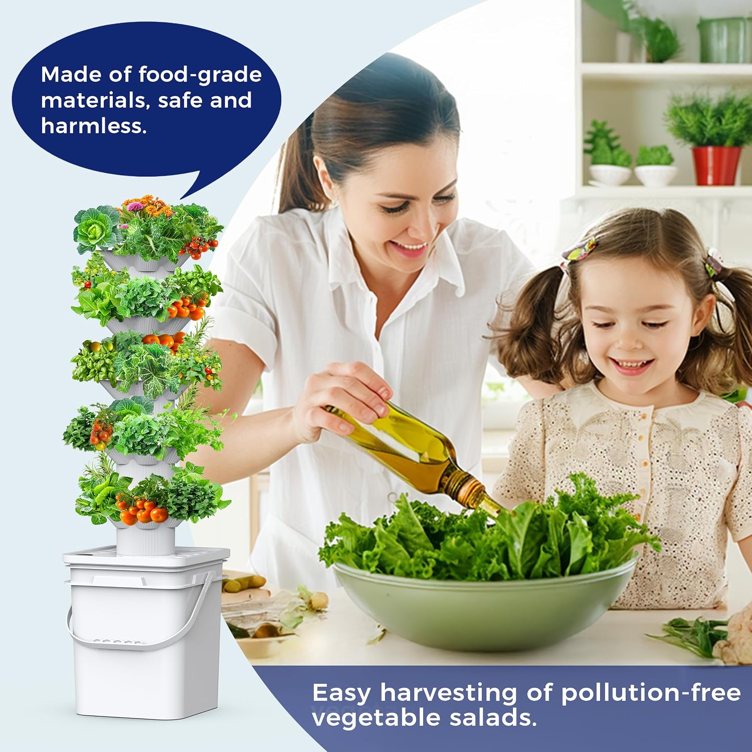 Hydroponics Growing System Kit - đánh giá và giá Hydroponic Tower Garden