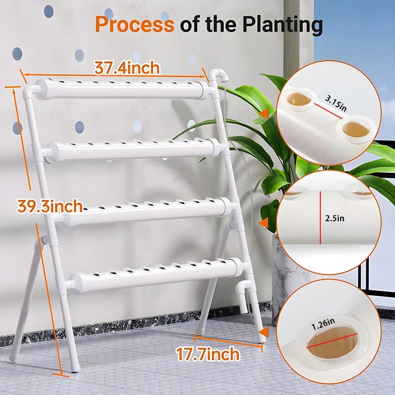 Hydroponics Growing System Kit - đánh giá và giá Hydroponic Growing System 36 Site