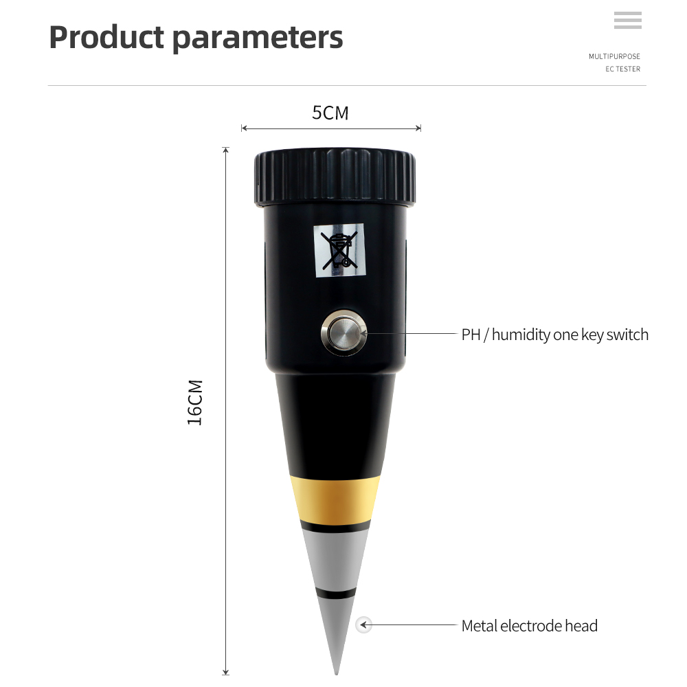 2 in 1 Soil Moisture & PH Mete - đánh giá và giá Ph Ec Meter Hydroponic