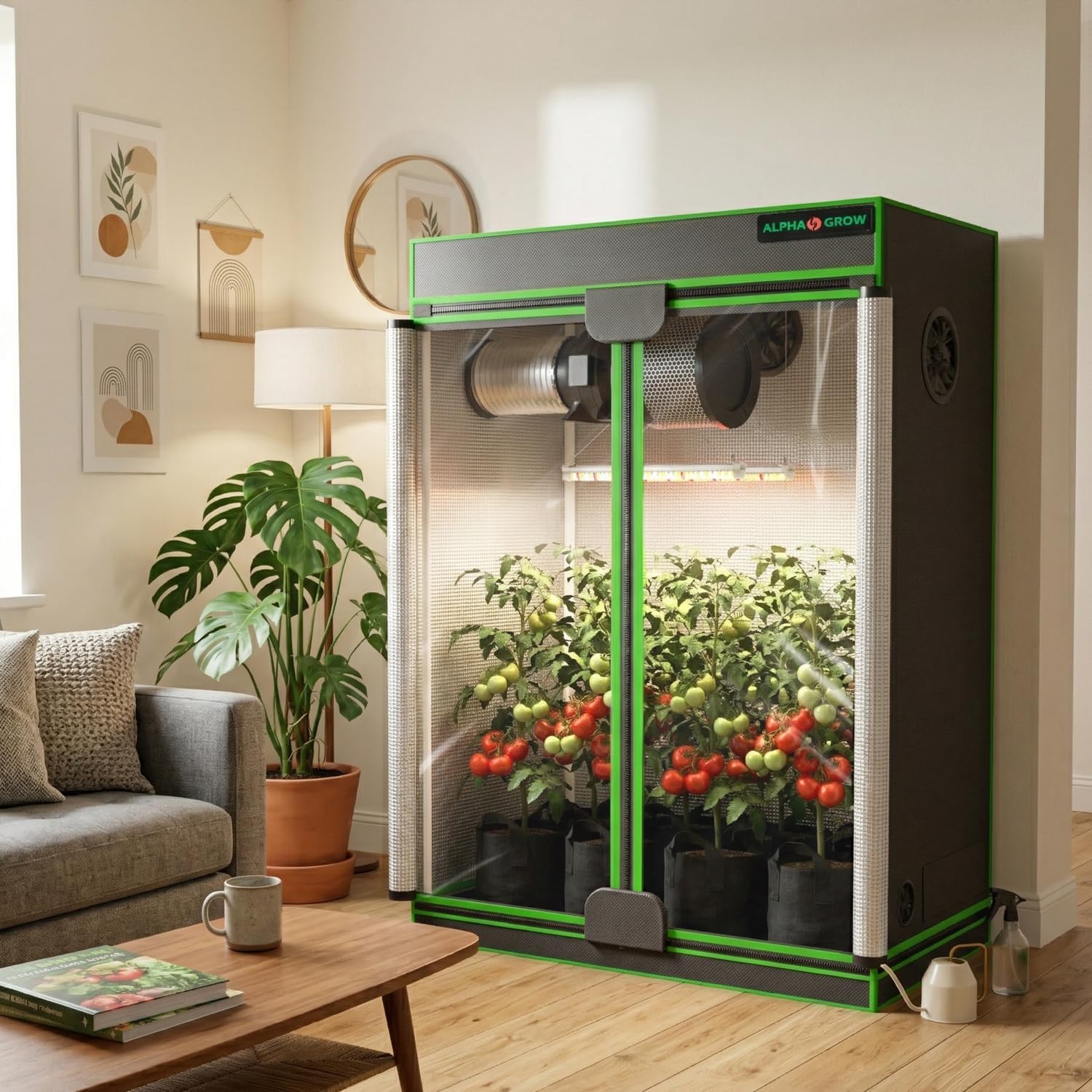 2x4 Complete Grow Tent Kit, 48 - đánh giá và giá Carbon Filter Grow 6 Inch