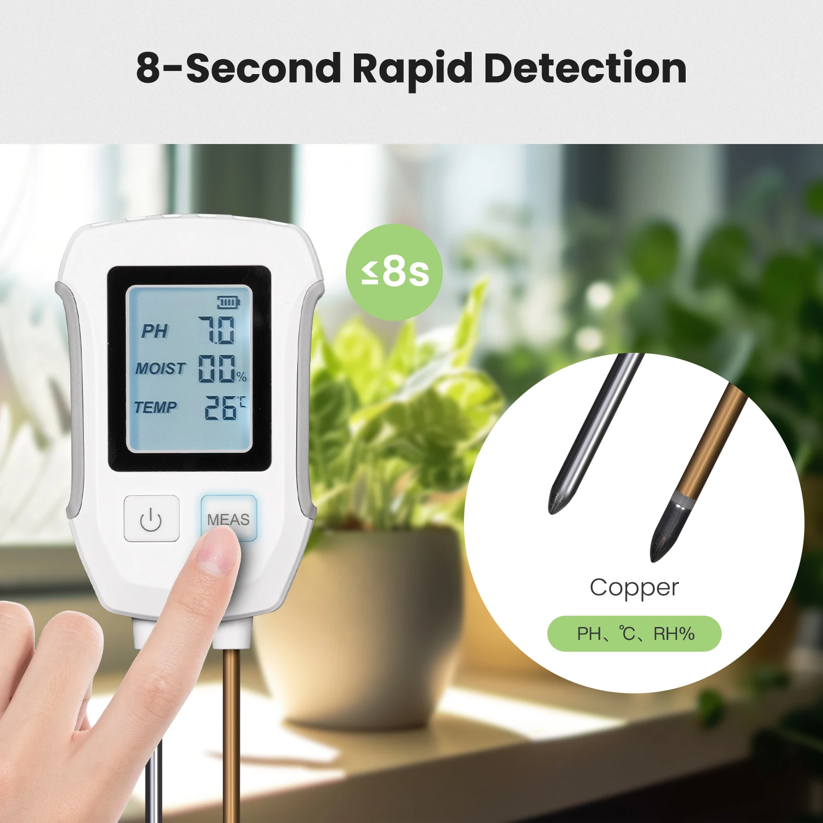 MOES 3 in 1 Soil PH Detector T - đánh giá và giá Ph Ec Meter Hydroponic