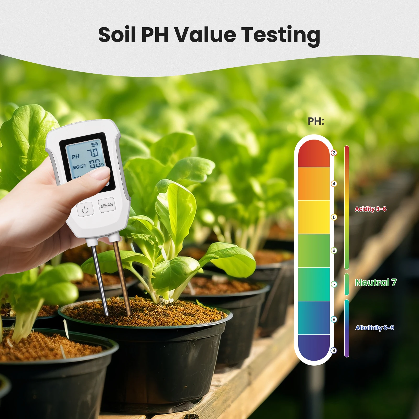 MOES 3 in 1 Soil PH Detector T - đánh giá và giá Ph Ec Meter Hydroponic