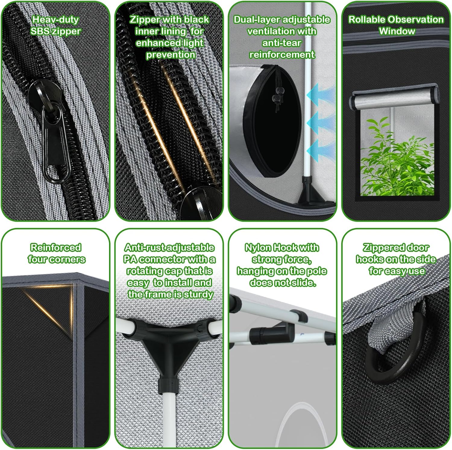 4x4 Hydroponic Grow Tent, 48