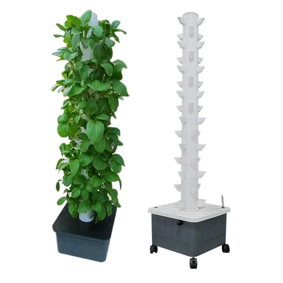 Vertical Hydroponic Grow Tower - đánh giá và giá Hydroponic Tower Garden