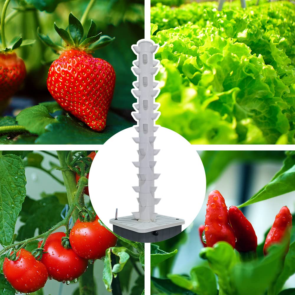 Vertical Hydroponic Grow Tower - đánh giá và giá Hydroponic Tower Garden