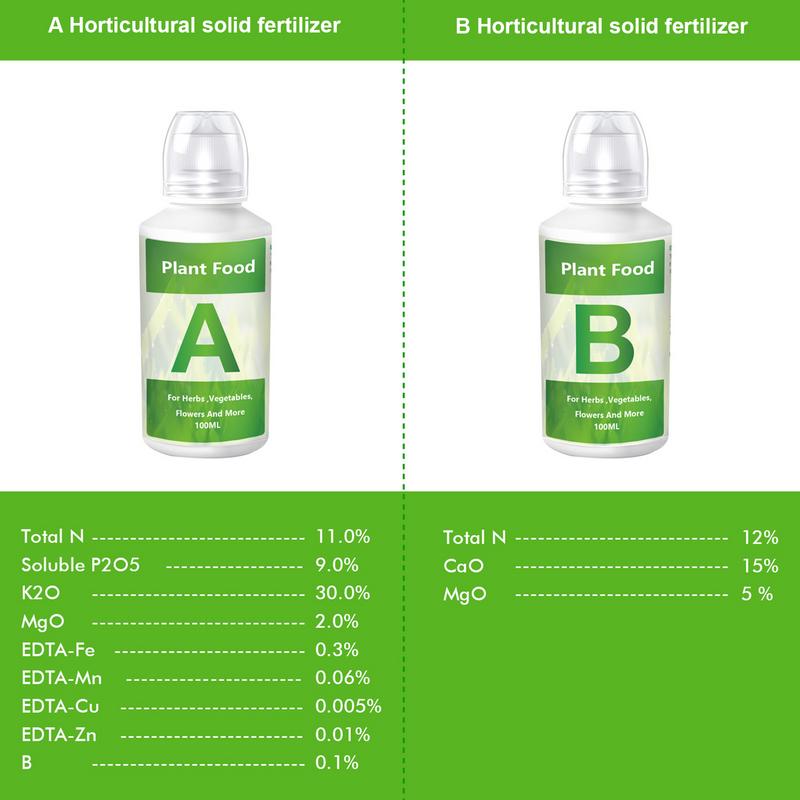 2PCS/set General Hydroponic Nu - đánh giá và giá Hydroponic Nutrient A B Set