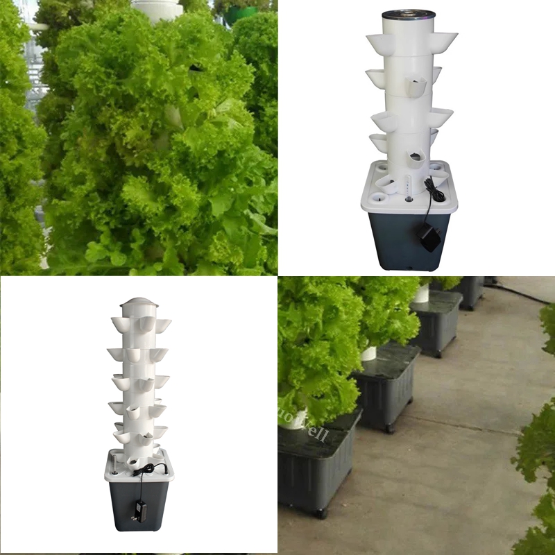 Vertical Hydroponic Tower Gree - đánh giá và giá Hydroponic Tower Garden