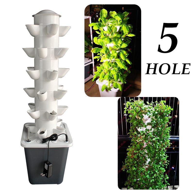 Vertical Hydroponic Tower Gree - đánh giá và giá Hydroponic Tower Garden