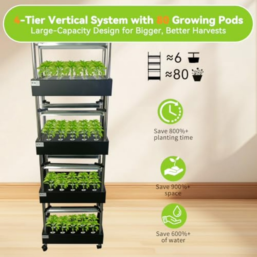 Indoor hydroponics growing sys - đánh giá và giá Hydroponic Tower Garden