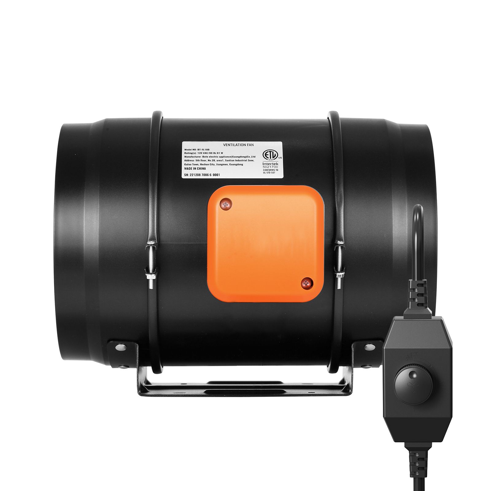Inline Duct Fan, 8-Inch 750 CF - đánh giá và giá Inline Duct Fan 8 Inch