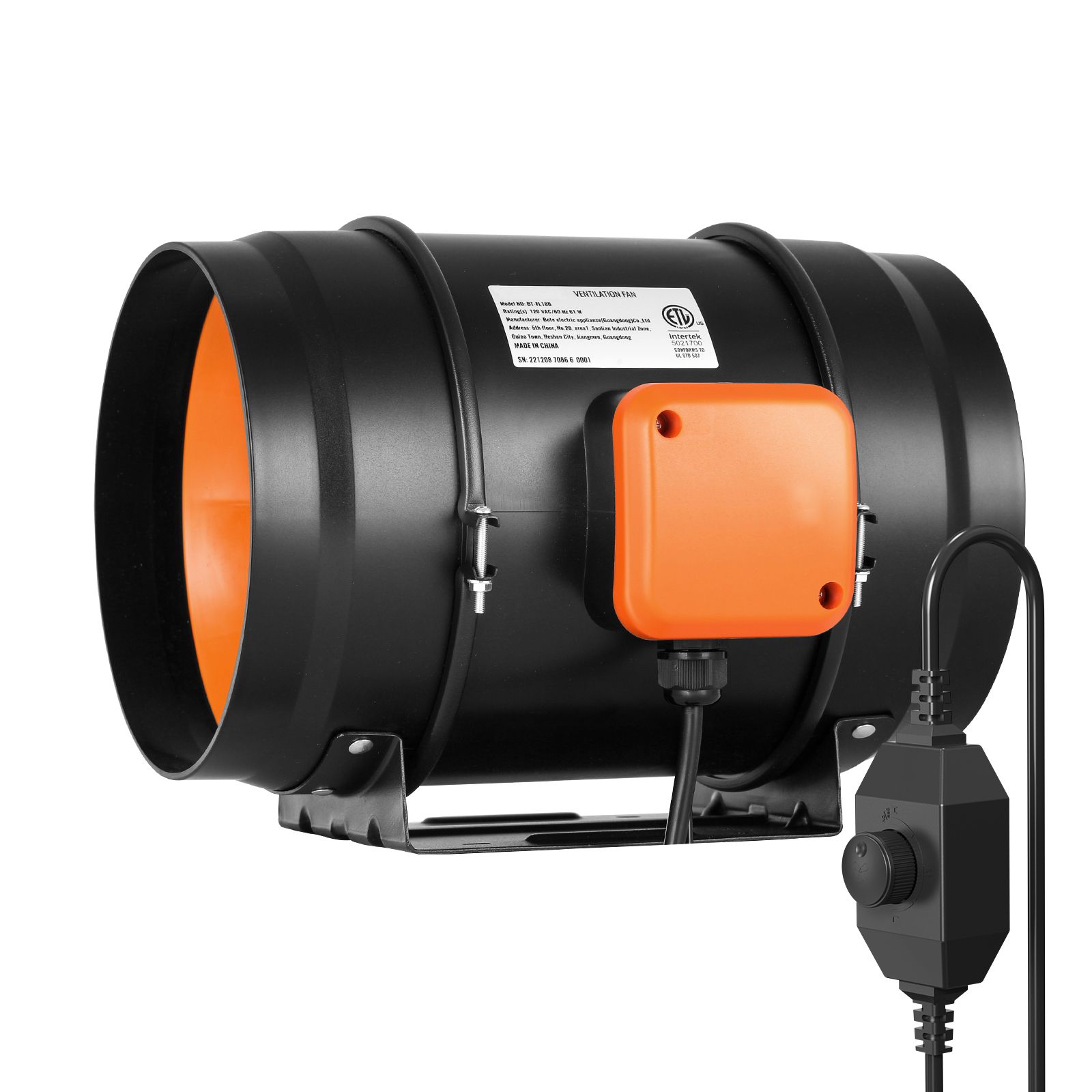 Inline Duct Fan, 8-Inch 750 CF - đánh giá và giá Inline Duct Fan 8 Inch