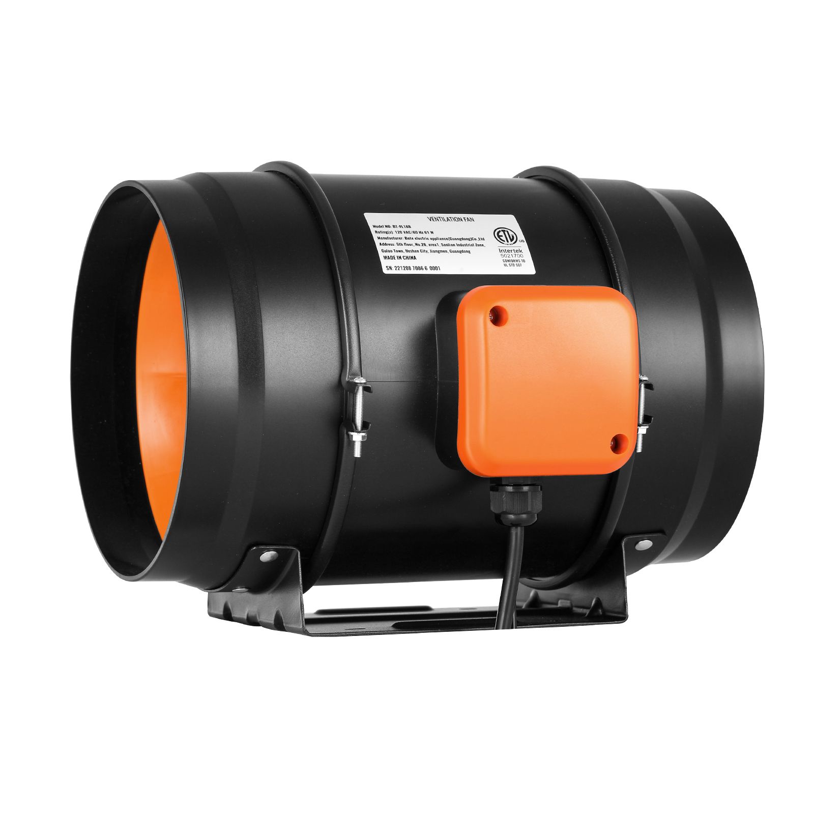 Inline Duct Fan, 8-Inch 750 CF - đánh giá và giá Inline Duct Fan 8 Inch