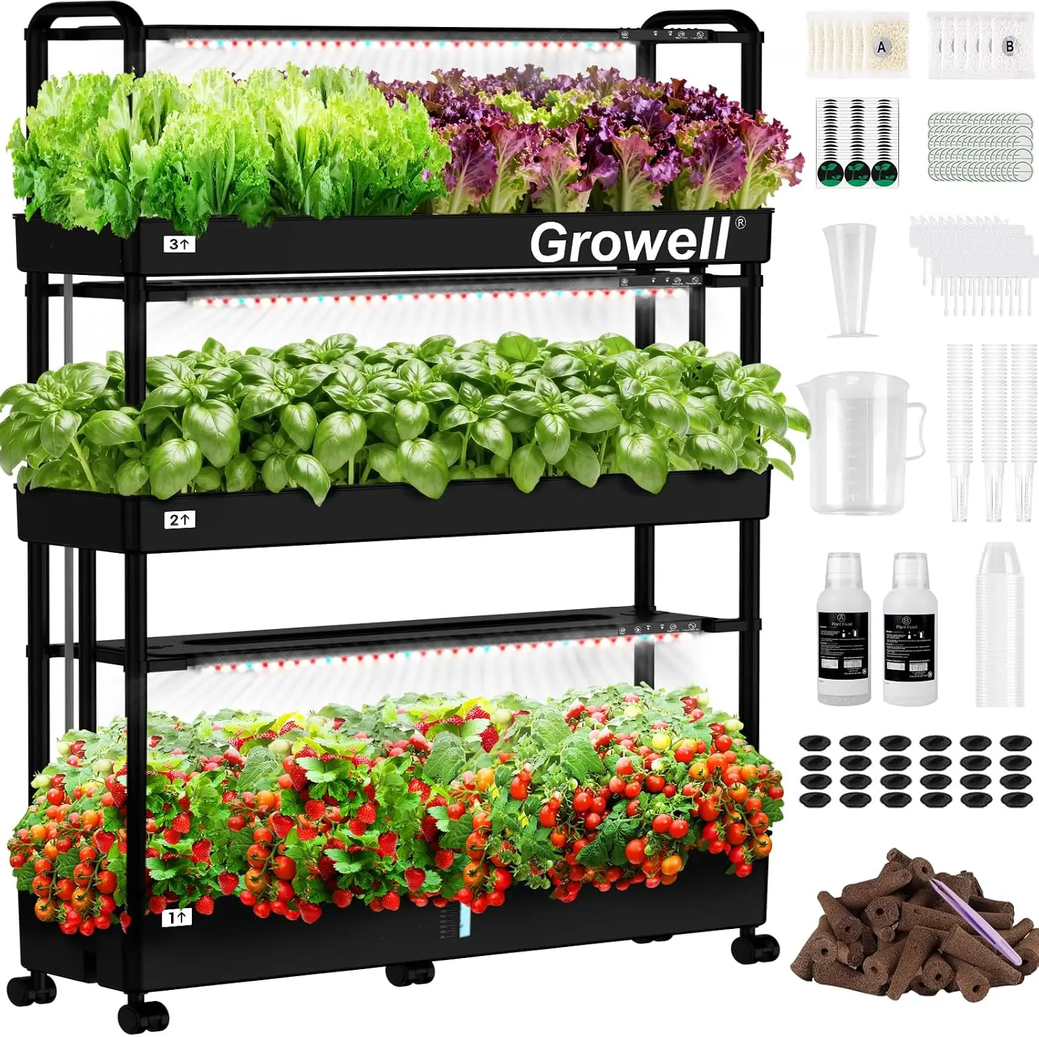 Large Hydroponics Growing Syst - đánh giá và giá Hydroponic Tower Garden